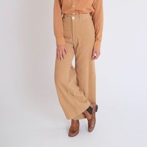 Jesse Kamm Sailor Pants in Palomino Corduroy.